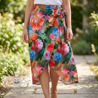 Viscosa RADIANCE Flower design B digital print