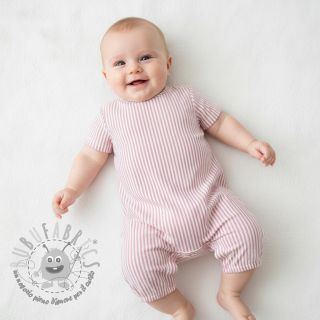 Mussola/Doppia garza YARN DYED Summer stripe rose