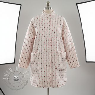 Mussola/Doppia garza STEPPED Heart