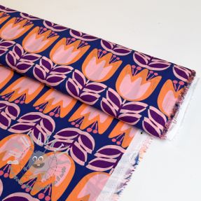 Viscosa ECOVERO Flowers Celia cobalt