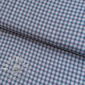 Tessuto di cotone YARN DYED Check Anabel teal