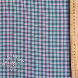 Tessuto di cotone YARN DYED Check Anabel teal