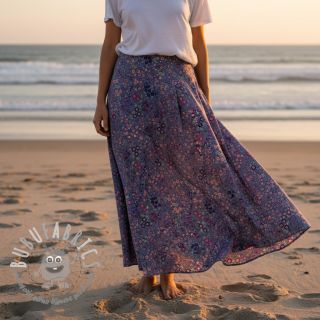 Viscosa ECOVERO Flowers Galia purple