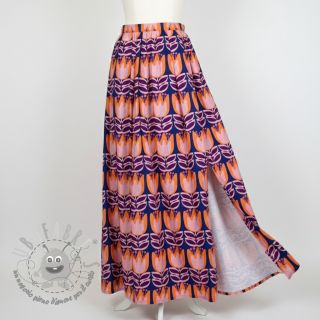 Viscosa ECOVERO Flowers Celia cobalt