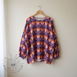 Viscosa ECOVERO Flowers Celia cobalt