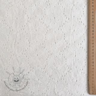 Tessuto di cotone EMBROIDERY 2 side Camelia