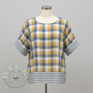 Mussola/Doppia garza DOUBLE SIDED Summer Check