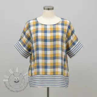 Mussola/Doppia garza DOUBLE SIDED Summer Check