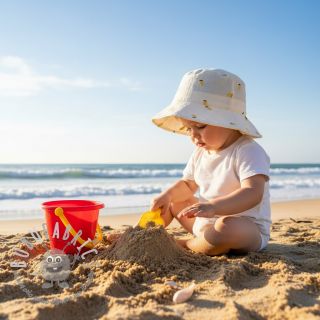 Mussola/Doppia garza EMBROIDERY Fruit natural yellow