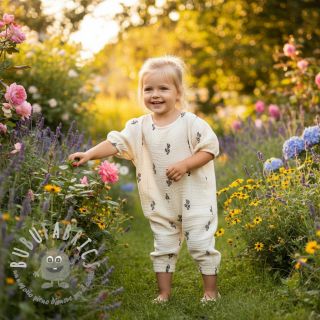 Mussola/Doppia garza EMBROIDERY Cactus SIMPLY NATURAL