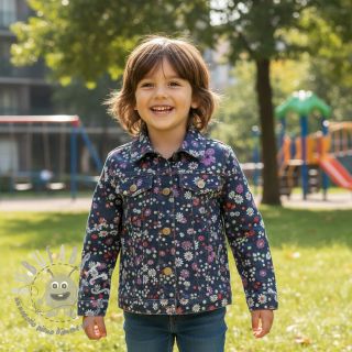 Tessuto di cotone JEANS Hearts