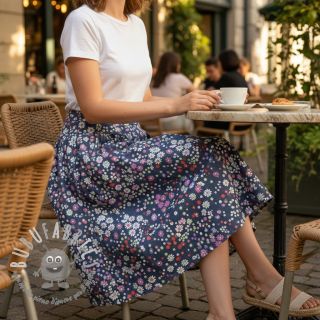 Tessuto di cotone JEANS Hearts