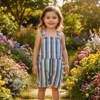 JEANS DENIM YARN DYED Stripe pink