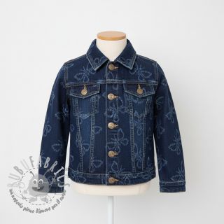 JEANS DENIM JACQUARD Butterflies