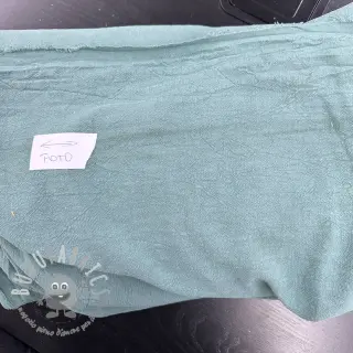 Lino prelavato STONEWASHED PREMIUM dark mint 2nd class