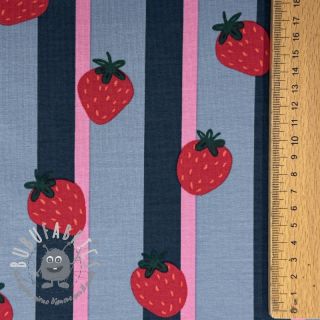 Jersey Fruits Strawberry petrol