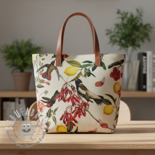 Tessuto decorativo Linenlook Lemon Tropic Artisan digital print