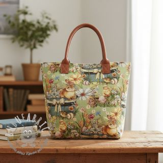 Tessuto decorativo GOBELIN premium Playful Easter Scene