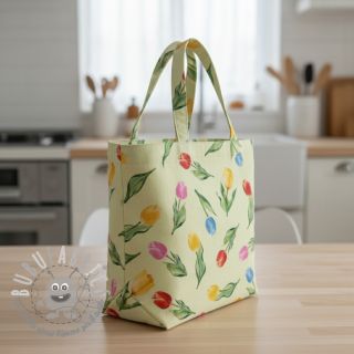 Tessuto decorativo Tulip Flower Field digital print