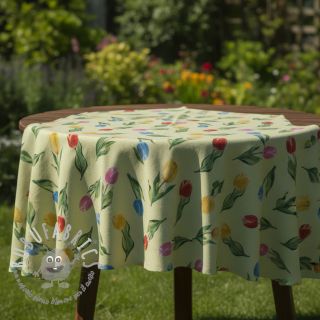 Tessuto decorativo Tulip Flower Field digital print