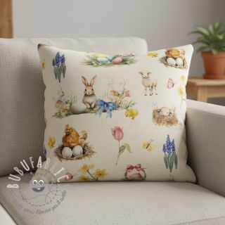 Tessuto decorativo Easter Garden Joy digital print