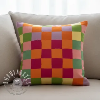 Tessuto decorativo Joyful Block Patch digital print