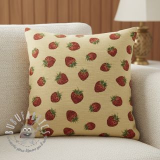 Tessuto decorativo GOBELIN premium Strawberry Sweet Joy