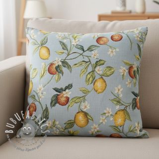 Tessuto decorativo GOBELIN premium Citrus Orange Lemon