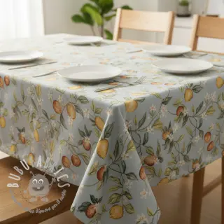 Tessuto decorativo GOBELIN premium Citrus Orange Lemon