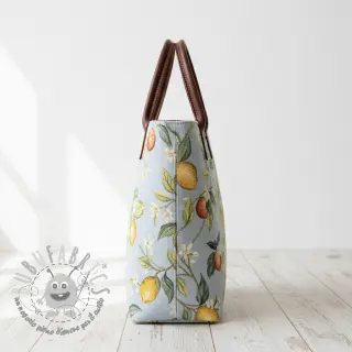 Tessuto decorativo GOBELIN premium Citrus Orange Lemon