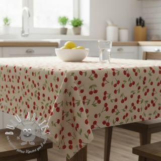 Tessuto decorativo Linenlook premium Cherry Happy Joy