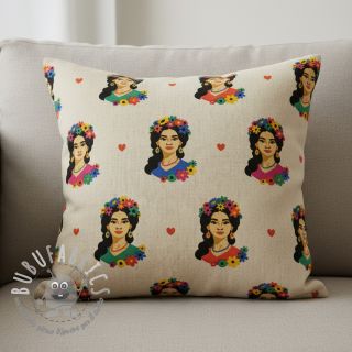 Tessuto decorativo Linenlook premium Viva Flower Girl