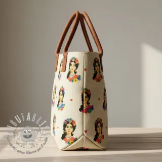 Tessuto decorativo Linenlook premium Viva Flower Girl