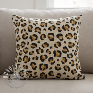 Tessuto decorativo Linenlook premium Leopard Animal Print