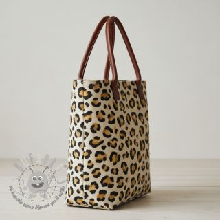 Tessuto decorativo Linenlook premium Leopard Animal Print
