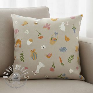 Tessuto decorativo Linenlook premium Easter Doodle Icon