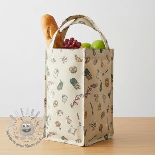 Tessuto decorativo Linenlook premium Bake Off Doodle