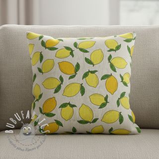 Tessuto decorativo Linenlook premium Sunny Lemon Fruit