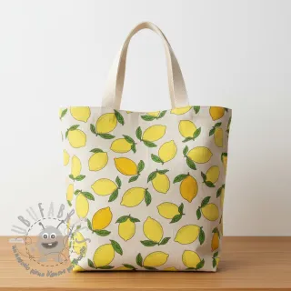 Tessuto decorativo Linenlook premium Sunny Lemon Fruit