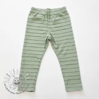 Jersey RUFFLES sage