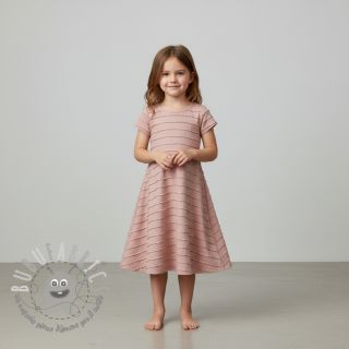 Jersey RUFFLES powder pink