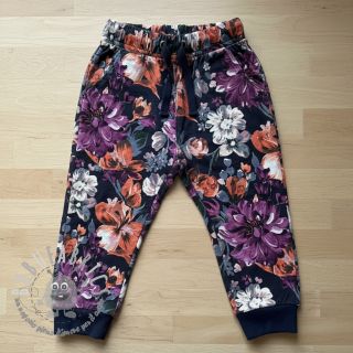 Felpa Flower Luna navy digital print