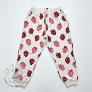 Felpa garzata JOGGING Strawberries ecru
