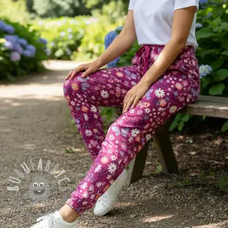 Felpa Flowers Azriel fuchsia