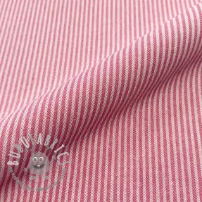 Tessuto decorativo DOBBY Colored stripe fuchsia