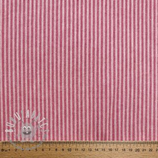 Tessuto decorativo DOBBY Colored stripe fuchsia