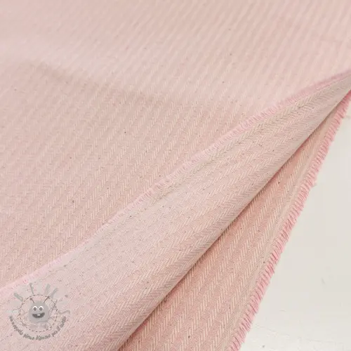 Tessuto decorativo DOBBY Colored stripe light pink