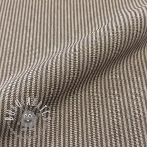Tessuto decorativo DOBBY Colored stripe coffee