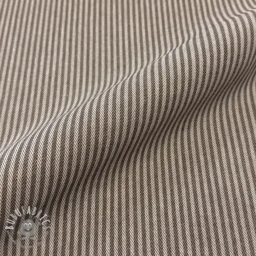 Tessuto decorativo DOBBY Colored stripe coffee