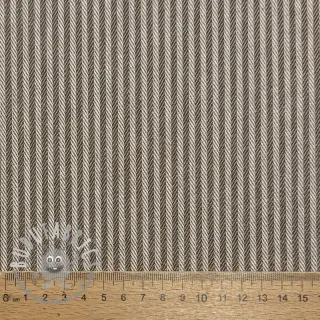 Tessuto decorativo DOBBY Colored stripe coffee
